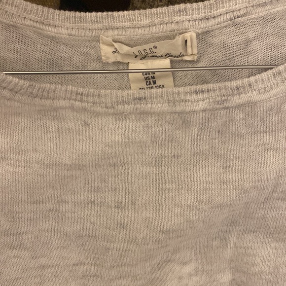 L.O.G.G. (Label Of Graded Goods) light gray medium sweater - Picture 4 of 5
